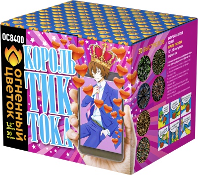 Король Тик-Тока Батарея салютов купить в Красногородске | krasnogorodsk.salutsklad.ru