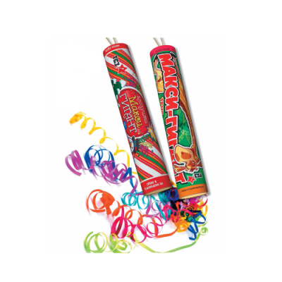 Макси-Гигант с серпантином Хлопушки купить в Красногородске | krasnogorodsk.salutsklad.ru